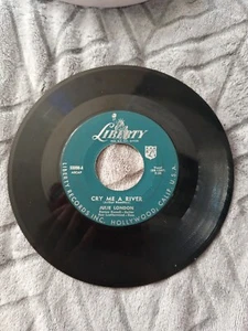 Jazz 45 Julie London - Cry Me A River / S'Wonderful On Liberty Records Inc. - Picture 1 of 2