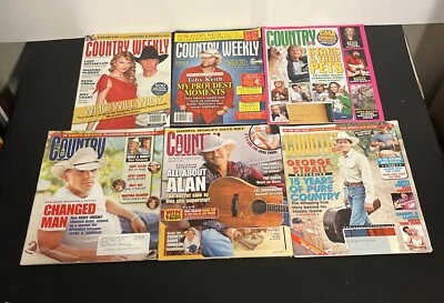 Country Weekly Magazine Lot 0f 6 2003 To 2010 Misc. Taylor Swift + - Image 1 of 4
