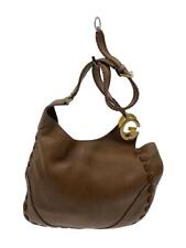 GUCCI Shoulder Bag Leather BRW Brown 218781 One Shoulder Charlotte