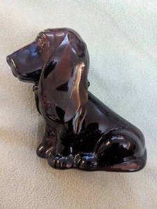 VINTAGE AVON BABY BASSETT HOUND BOTTLE SWEET HONESTY COLOGNE GLASS/ PLASTIC New - Picture 1 of 5