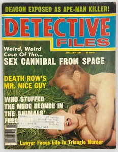 Detective Files Magazine, January 1981, Vintage True Crime Stories, Pulp - Picture 1 of 5