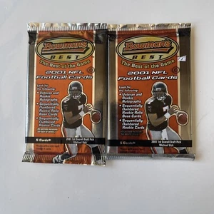 Bowman's Best Football 2001 paquetes sellados (2) - Imagen 1 de 2