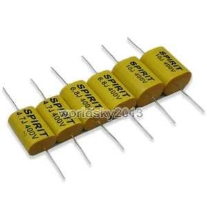 2PCS 2.2-15uF 400V Speaker Divider Crossover Car Tweeter Non-Polarity Capacitor - Picture 1 of 8