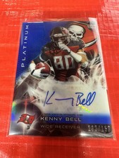 2015 Topps Platinum Kenny Bell (Blue Refractor) Nebraska Rookie Auto #D 132/150