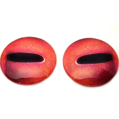 Ojos de vidrio pulpo rojo 78 mm 3 pulgadas grandes imitación taxidermia arte oceánico náutico Foto 1 de 4