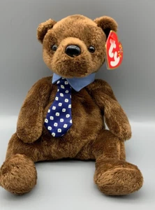 Ty Hero 2000 Beanie Baby Brown Bear for Father's Day - Picture 1 of 7