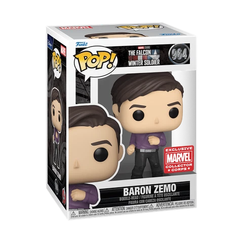 Funko POP! Marvel The Falcon & Winter Soldier Baron Zemo #964 Vinyl Figure Cover