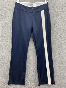 Nike Sweatpants Mens Blue Medium Side Stripe Swoosh Workout Track Pants Y2K READ - Picture 1 of 8