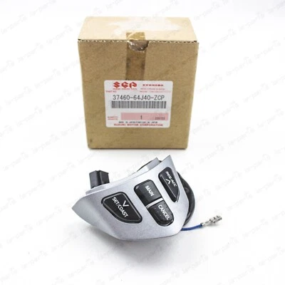 Nuevo conjunto de interruptores de control de crucero genuino Suzuki Grand Vitara gris 37460-64J40-ZCP Foto 1 de 4