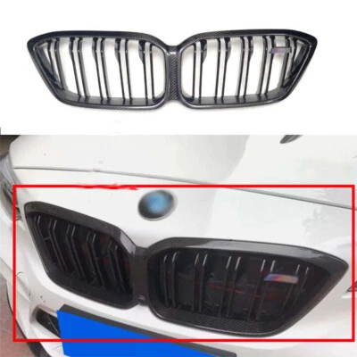 Real Carbon Fiber Front Bumper Grille Cover for BMW M2C F87 2019-2021 - Image 1 of 4