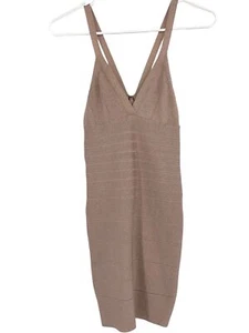 BB pink metallic sparkle dress bandage Size XS Mini Party Special Event Dance - Picture 1 of 10