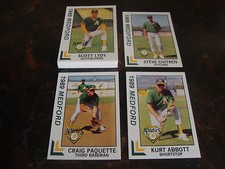 1989 Best---Medford Athletics---Complete Minor League Team Set 1-31---NrMt