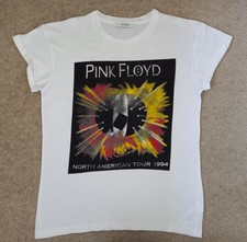 Gestuz Tshirt Pink Floyd North American Tour 1994 White Size XS