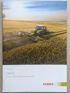 Claas DISCO Front- und Großflächenmähwerke Mähwerk Prospekt Traktor Schlepper - Bild 1 von 1