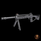 ASG TAC 4.5mm Co2 Powered Pellet/Steel BB Airgun Sniper Rifle with Bipod - BLACK