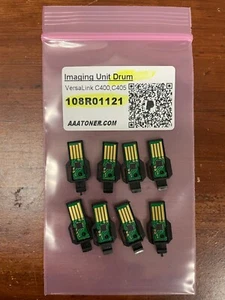 8pk - 108R01121 Imaging Unit Drum Chips for Xerox VersaLink C400, C405 Refill - Afbeelding 1 van 2