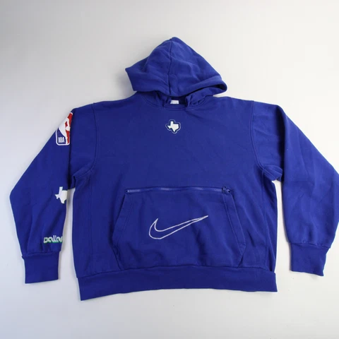 Dallas Mavericks Nike NBA Authentics Sweatshirt Men's Blue Used Cover