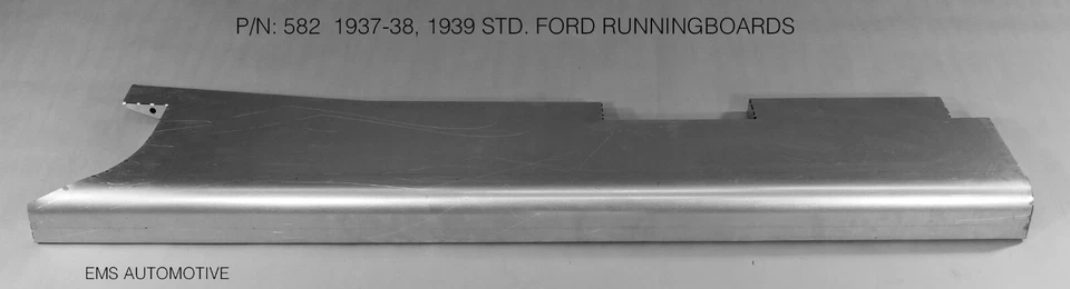 1937 -1938 - 1939 STD FORD RUNNING BOARD  LEFT/RIGHT PAIR. #582 BY EMS - Image 1 of 1