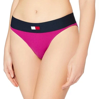 Tommy Hilfiger Bikini Bottom Pink Small Festival Fuchsia Swimwear Brand New - Image 1 of 4