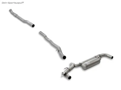 Remus Race-Anlage+OPF-Ersatz Mini F60 JCW Countryman ALL4 2x102mm BLACK - Imagen 1 de 4