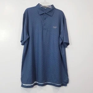 Camisa polo de golf Peter Millar estampada cómoda de verano talla XL para hombre - Imagen 1 de 9