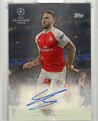 Olivier Giroud 2015-16 Topps UEFA Champions League Showcase  Autographs #CLA-OG - Image 1 of 2