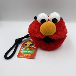 Vintage 1995 Sesamstraße Elmo Plüsch Handtasche Tasche Handtasche Kinder CTW Romar Internationi - Bild 1 von 11