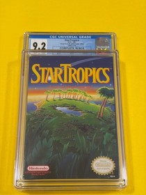 StarTropics (CGC: 9.2 w/ 9.9 Cart!!! and 100% CIB) Nintendo NES not PSA WATA VGA