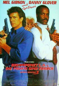 Lethal Weapon 3 - Brennpunkt L.A. - Mel Gobson - Filmposter A3 29x42cm gerollt - Picture 1 of 1