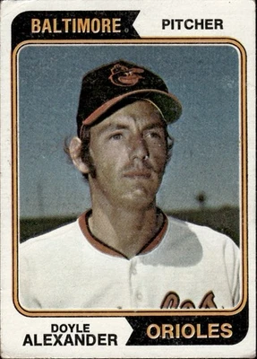 1974 TOPPS #282  Doyle Alexander  BALTIMORE ORIOLES - Image 1 of 2