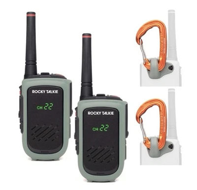 Rocky Talkie-5 Watt Radio Bundle: 2 Radios and 2 Quantum Loops-GMRS *Brand New* - Image 1 of 4