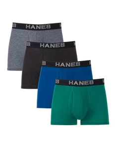 Hanes Trunk 4-Pack Mens Underwear Ultimate Comfort Flex Fit Total Support Pouch - Picture 1 of 8