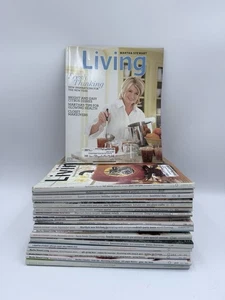 Martha Stewart Living Magazine Lot of 20 Y2K 2002-2018 With Recipe Cards - Picture 1 of 9