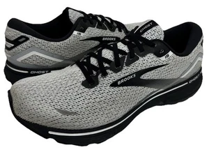 Brooks Ghost 15 Mens 13 D Medium Gray Black Road Running Shoes - Picture 1 of 9