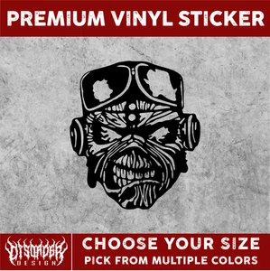 IRON MAIDEN ACES HIGH [VINYL STICKER]-for WINDOW-LAPTOP-FOLDER-YOU PICK COLR/SZE - Picture 1 of 6