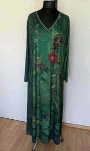 Damen Kleid grün Größe 2XL Blumen Muster - Imagen 1 de 8