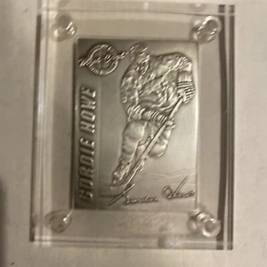 Gordie Howe 1995 Limited Highland Mint 4.25 Silver Card #0177/1,000 - Picture 1 of 6