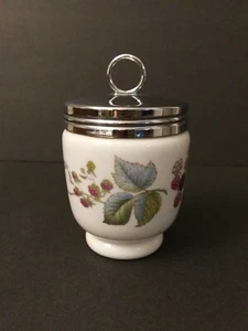 Royal Worcester Porcelana Huevo Coddler Moras Inglaterra - Imagen 1 de 5