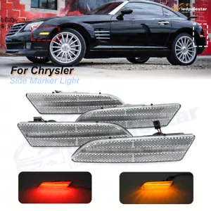Luces indicadoras laterales LED delanteras traseras intermitentes para Chrysler Crossfire 04-08 - Imagen 1 de 11