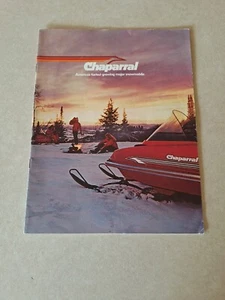 1973 Chaparral Snowmobile Catalogue: Good Condition - Picture 1 of 8