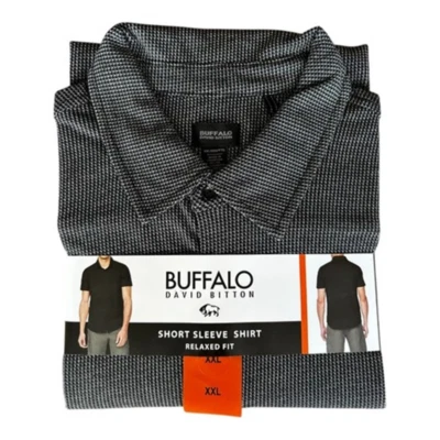 Camisa manga corta calce relajado Buffalo David Bitton para hombre Foto 1 de 4