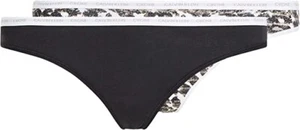 Calvin Klein Women Pack CK One Cotton Thong Leopard 12 (Medium) - Picture 1 of 6