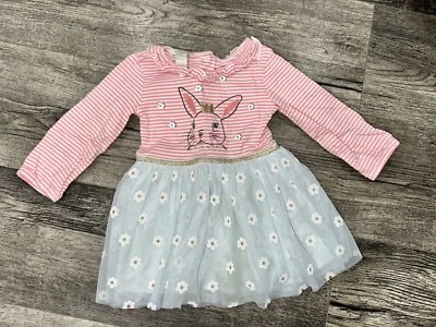 Girls 6-9 M Monsoon Boutique Tulle Skirt Easter Bunny Dress - Image 1 of 4