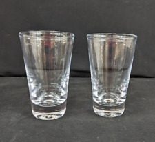 SIMON PEARCE 6" ASCUTNEY PINT GLASSES SET OF 2