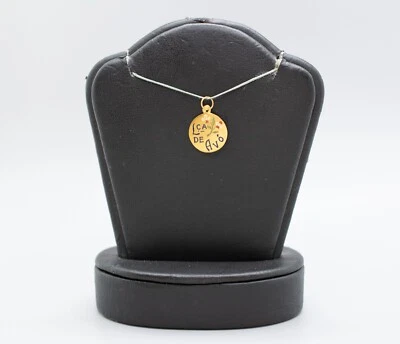 (MA4) 19k Portuguese Yellow Gold Lembranca De Avo Pendant 0.8g 3/4"x1/2" - Image 1 of 4