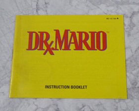 Folleto de instrucciones Dr. Mario &iexcl;SOLO! (Nintendo, NES) -Star-Variant- Folleto