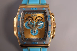 INVICTA S1 Rally Men 51.30mm Stainless Steel + Aluminum Blue + Grey +Khaki Grey - Picture 1 of 6