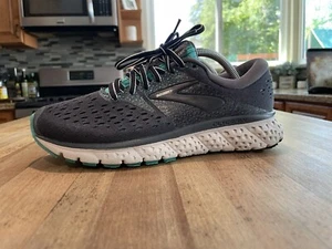 Brooks Glycerin 16 Damen-Laufschuhe (7,5 B) schwarz/aqua/weiß - Bild 1 von 7