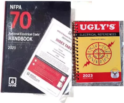 NFPA 70 National Electrical Code with 2023 HANDBOOK +TAB + ugly electrical (sp) - Image 1 of 4