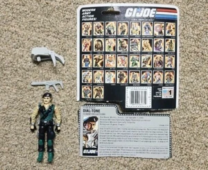 Vintage G.i 1986 Dial-Tone (V1) 100% Complete With File Card - Picture 1 of 18